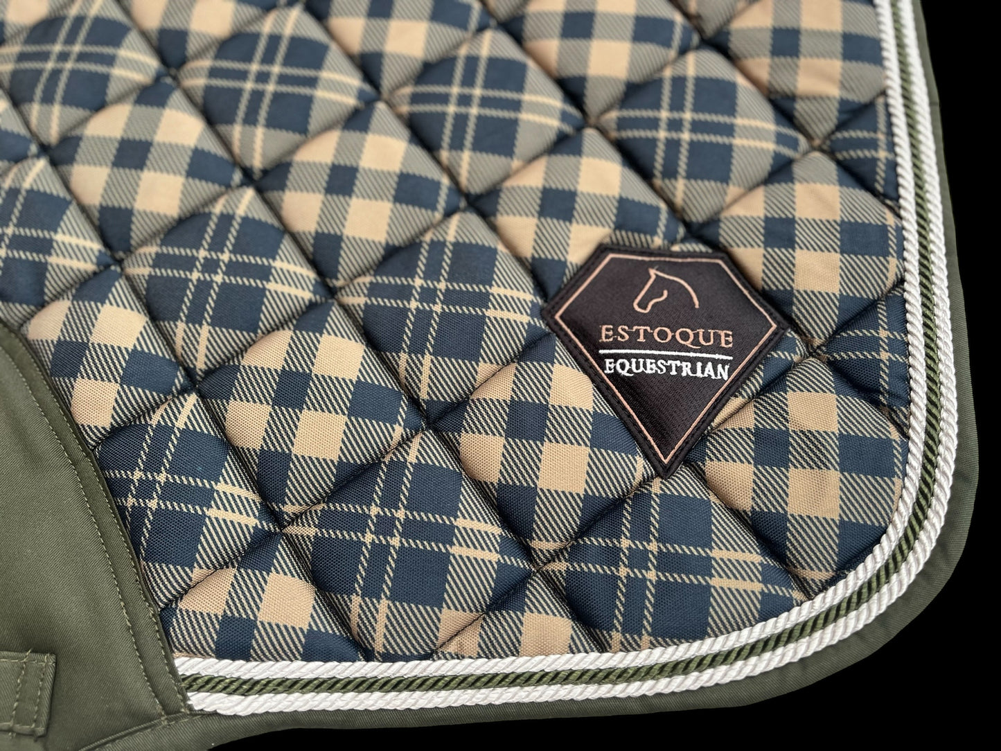 HUNTER GREEN CHECKERED JUMP PAD