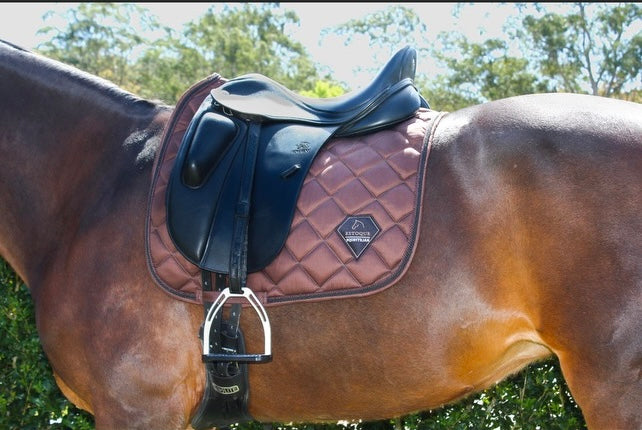 ESTOQUE SIGNATURE BROWN DRESSAGE PAD