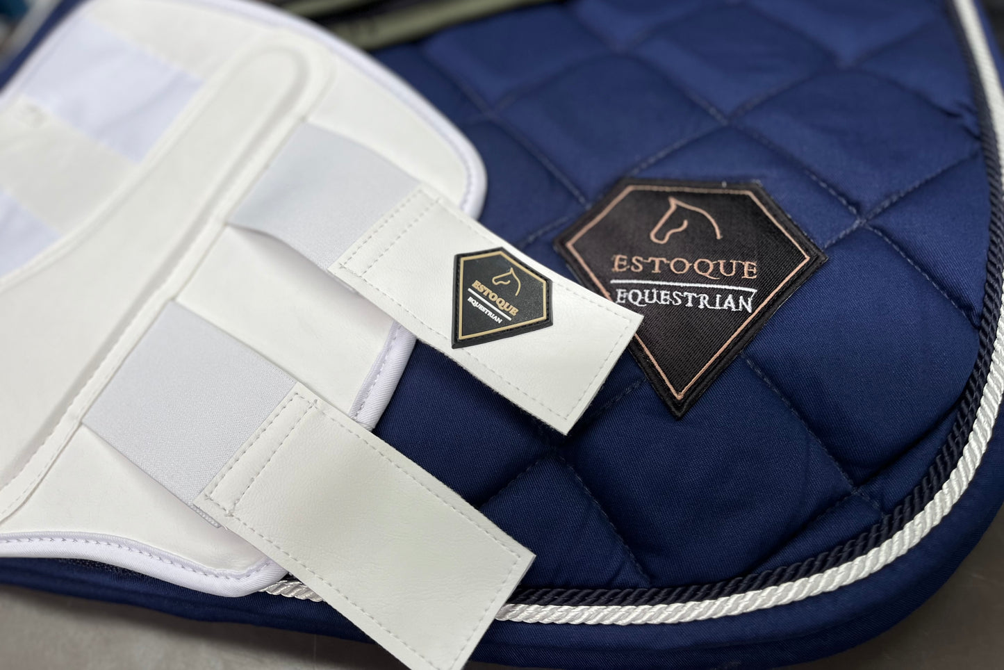 CLASSIC NAVY DRESSAGE SADDLE PAD