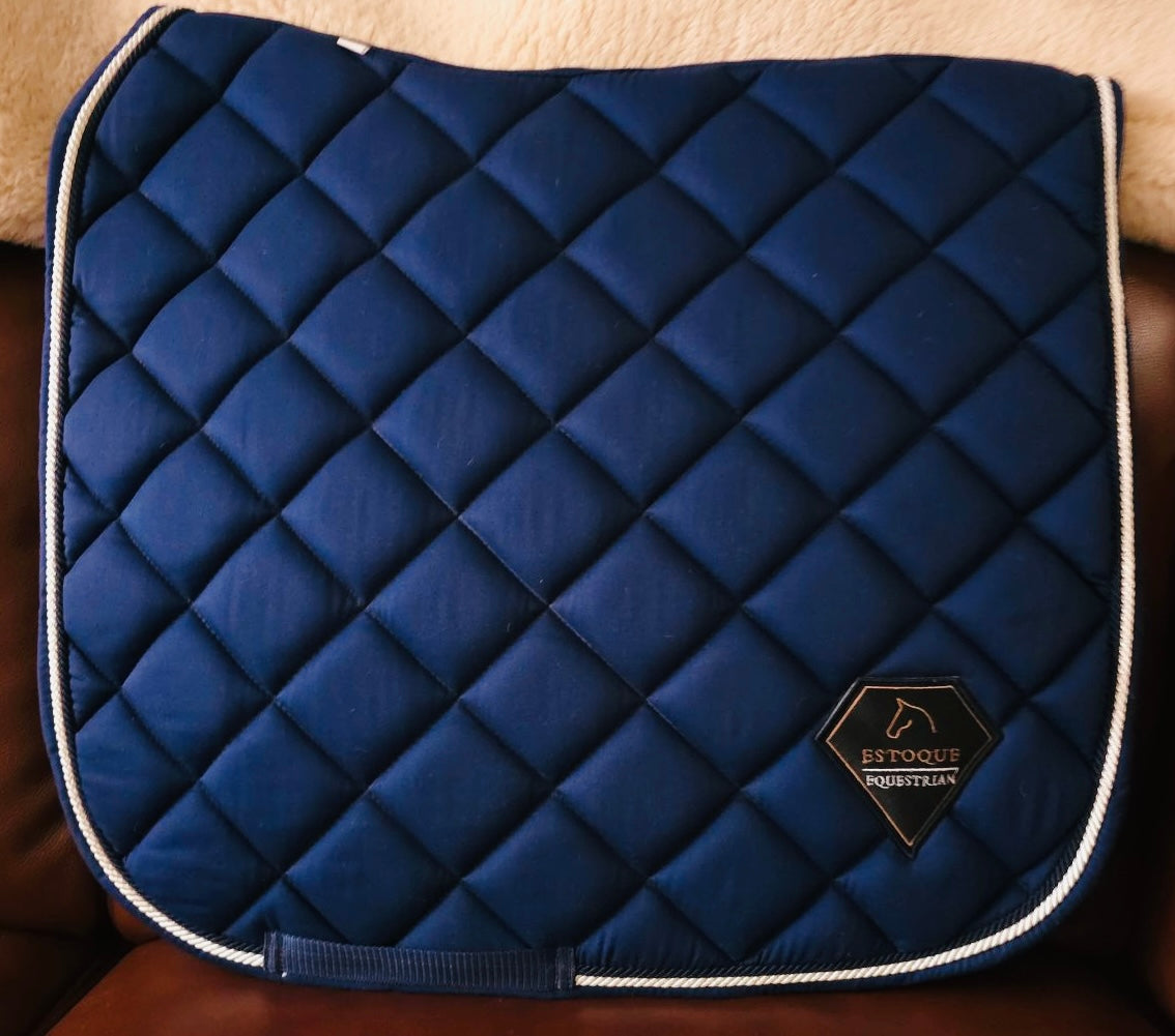 CLASSIC NAVY DRESSAGE SADDLE PAD