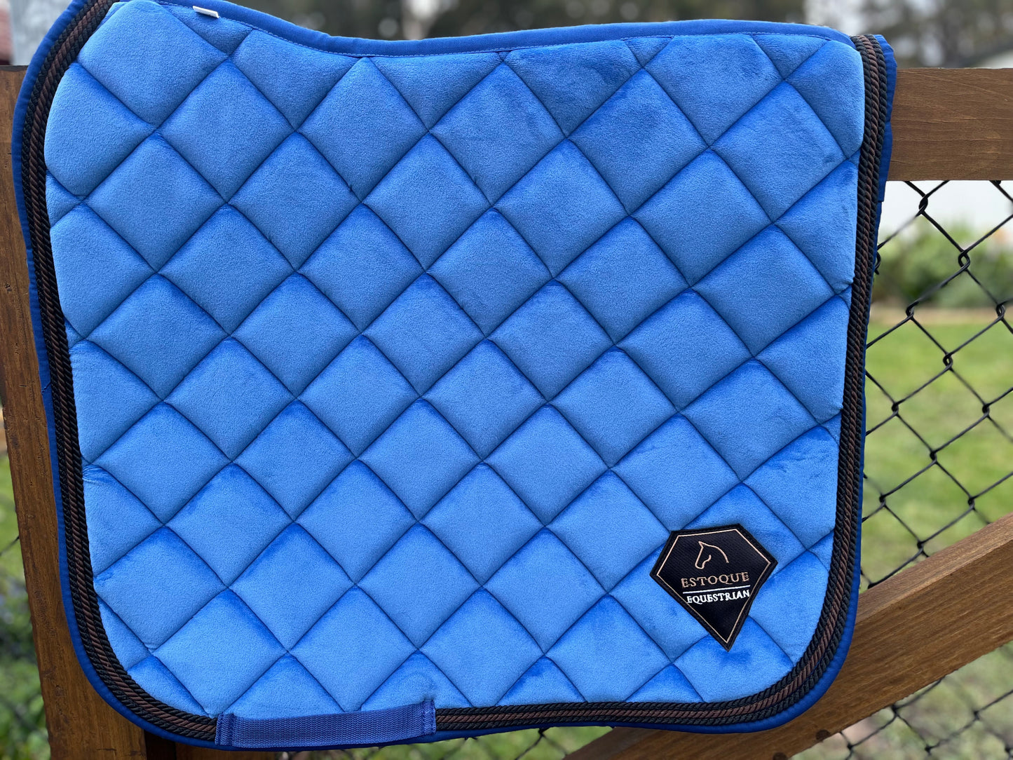 VELVET BLUE DRESSAGE PAD