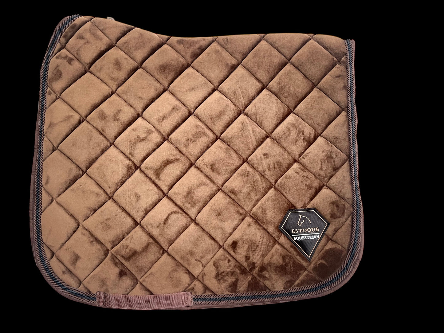 VELVET BROWN DRESSAGE PAD