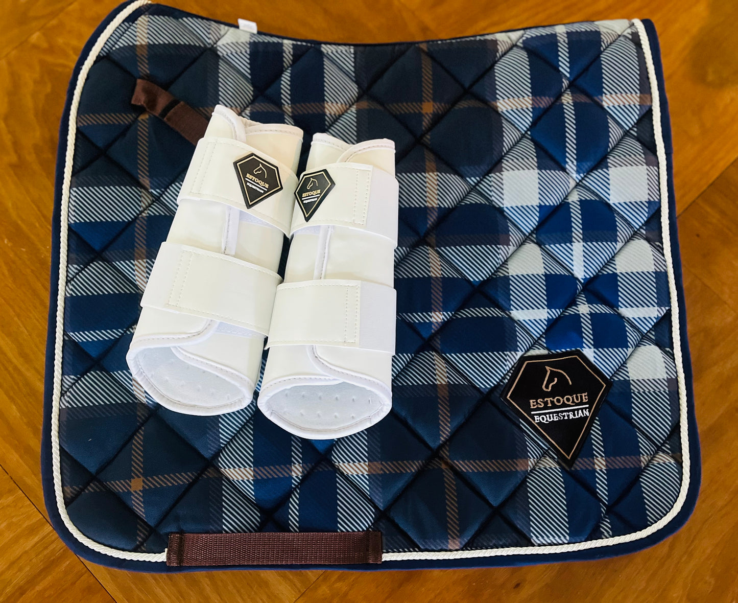 BLUE CHECKERED LIMITED EDITION DRESSAGE PAD